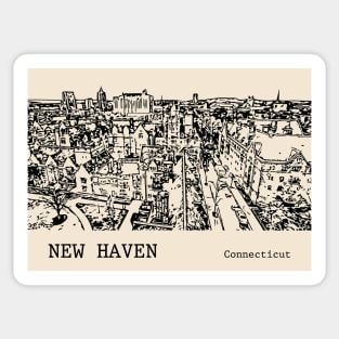 New Haven Connecticut Sticker